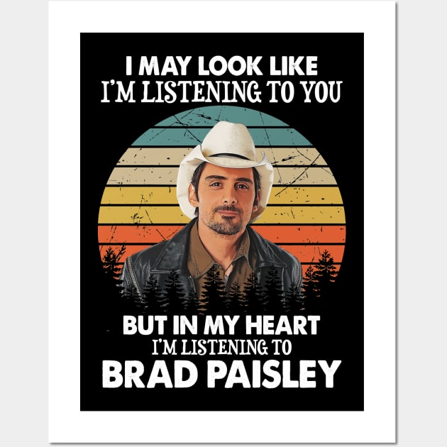 Country Balladeer Brad Paisley's Sentimental Vocal Prowess Wall Art by Quotes About Stupid People